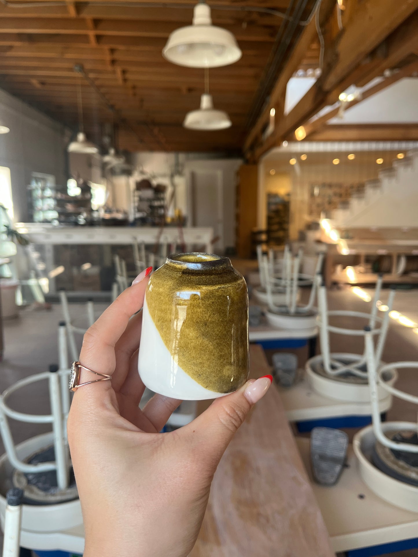 Temoku Porcelain Vase