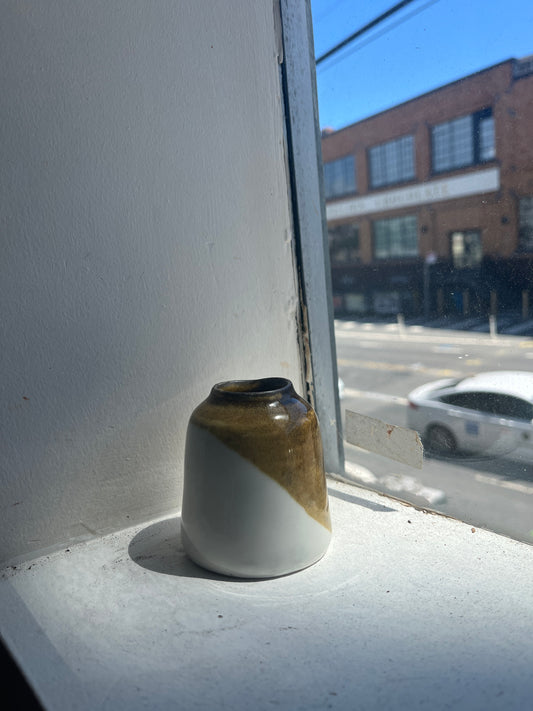 Temoku Porcelain Vase